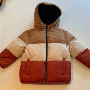 Swiss Tech Kids Tri-Tone Hooded Puffer Jacket